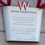 Konzerthaus Plaque