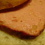 Nahaufnahme von Leberkäse