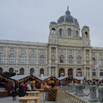 New Year market at Maria-Theresien-Platz