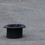 A busker's hat