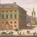 Old painting of the Hoher Markt