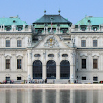 Belvedere across the lake