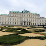 Upper Belvedere from the gardens