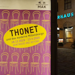 Poster for Thonet exhibition