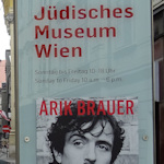 Arik Brauer and museum poster