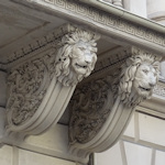 Statues outside Palais Niederösterreich