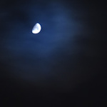 Moonlit sky