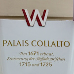 Plaque on Palais Collalto