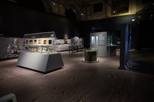 Inside the moon exhibition