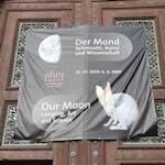 Moon exhibition poster