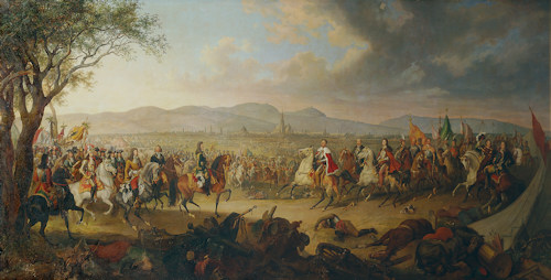 Painting of Sobieski and Leopold I