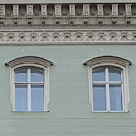 Two windows of Palais Hardegg