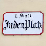 Judenplatz street sign