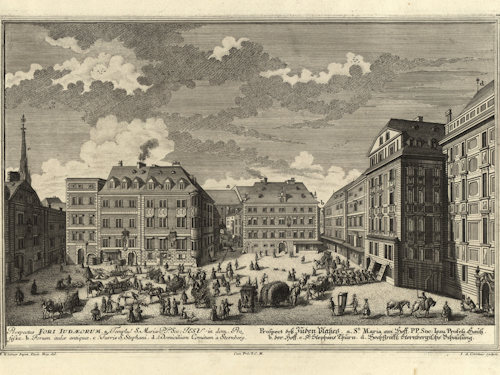 1725 view of Judenplatz