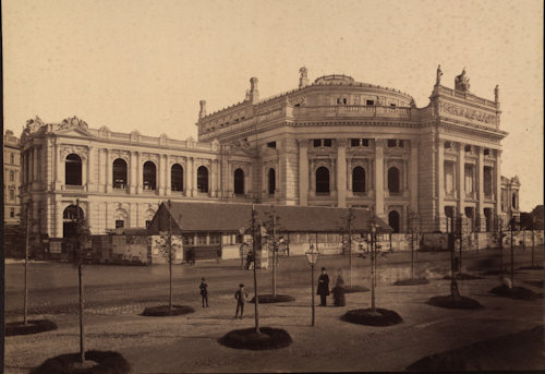 View of the Burgtheater around the time of its 1888 opening