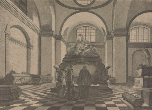 Engraving of the Kaisergruft