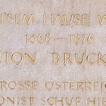 Part of a Bruckner plaque