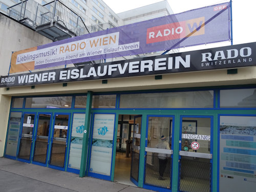 Entrance to the Eislaufverein