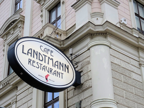 Cafe Landtmann sign