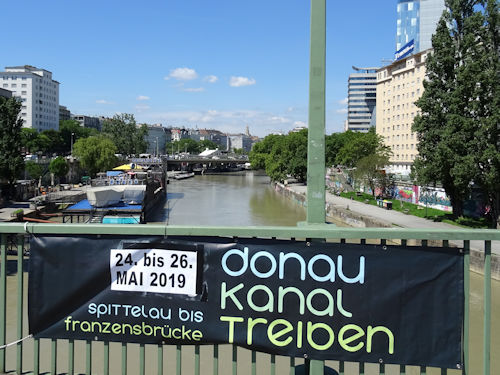 Banner for the Donaukanaltreiben festival