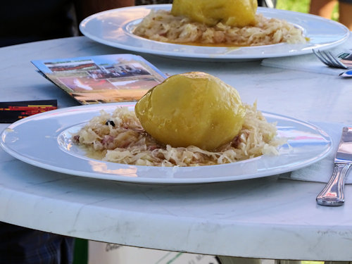 Dumplings and sauerkraut