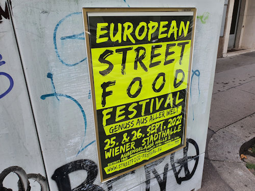 Poster for the European Street Food festival