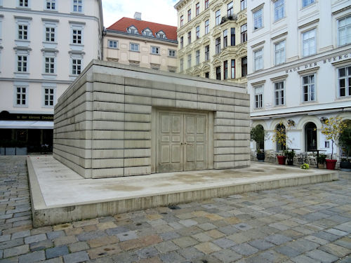The Holocaust memorial in Vienna