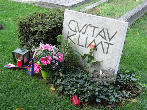 Gustav Klimt's grave