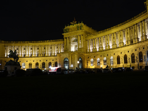 The National Library at night