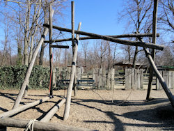 Part of the adventure playground