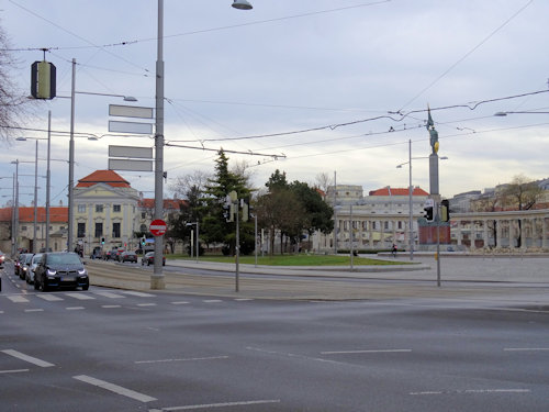 View of Belvedere from Schwarzenbergplatz