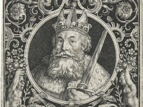 A portrait of Charlemagne