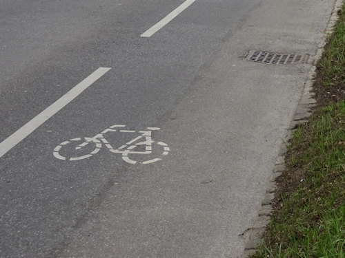 A cycle lane