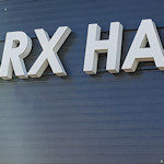 Part of the Marx Halle sign