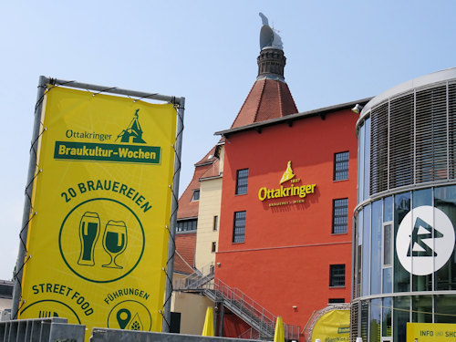 Ottakring beer festival sign