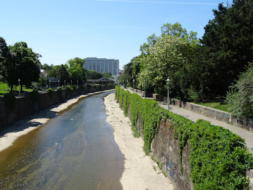 The River Wien or Wienfluss