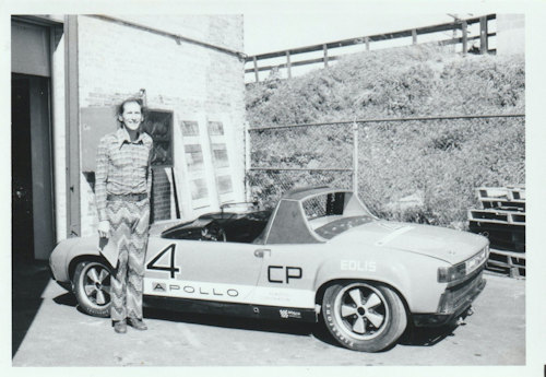 Stefan Edlis as a race driver © private collection of Gael Neeson