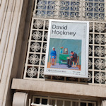 Hockney exhibition poster