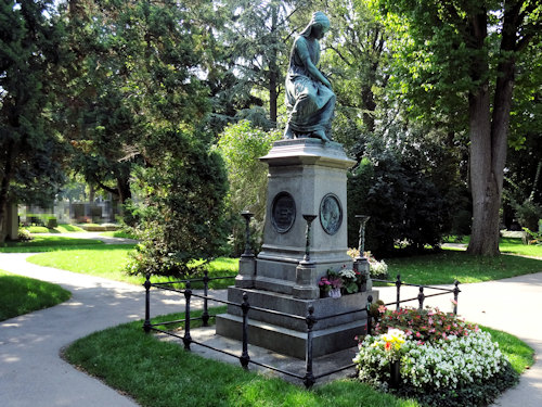 The Mozart Memorial at the Zentralfriedhof