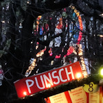 Punch sign at the Altes AKH Xmas market