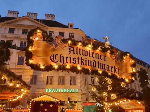 Entrance to the Altwiener Christkindlmarkt