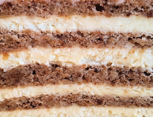 Close up of an Esterhazytorte