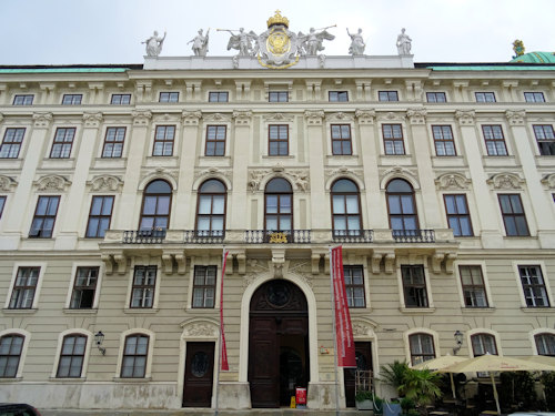 Entrance to the Hofburg tour location