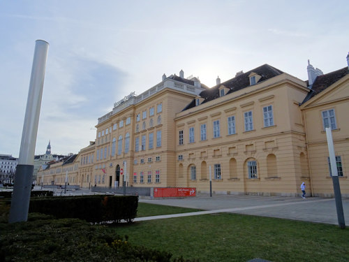 Outside the MuseumsQuartier