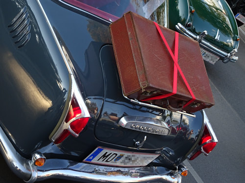 Boot of a classic car