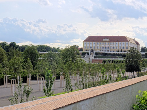 Schloss Hof from outside the walls