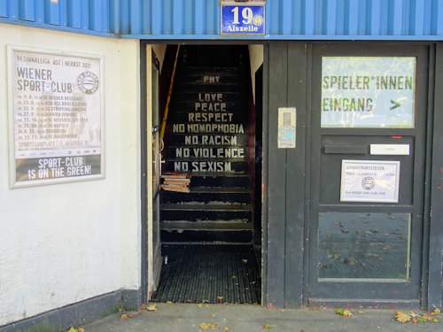 Pub entrance at the Sportclub Stadium