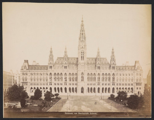 Rathaus in the late 1800s