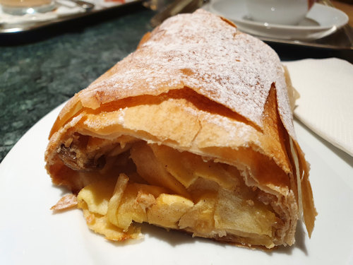 Apfelstrudel or apple strudel