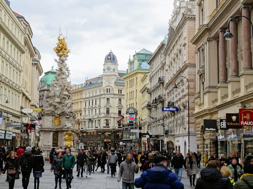 View down the Graben